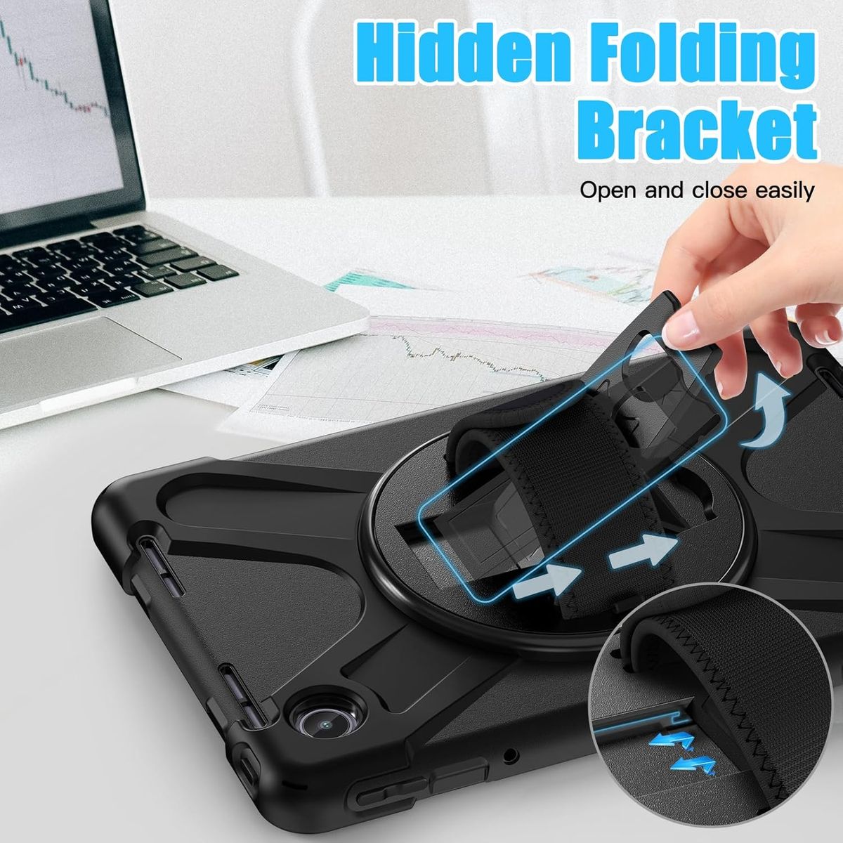 GENERICO - Funda Protector Antigolpe Armor 360° Para Lenovo M11  K11 - NEGRO