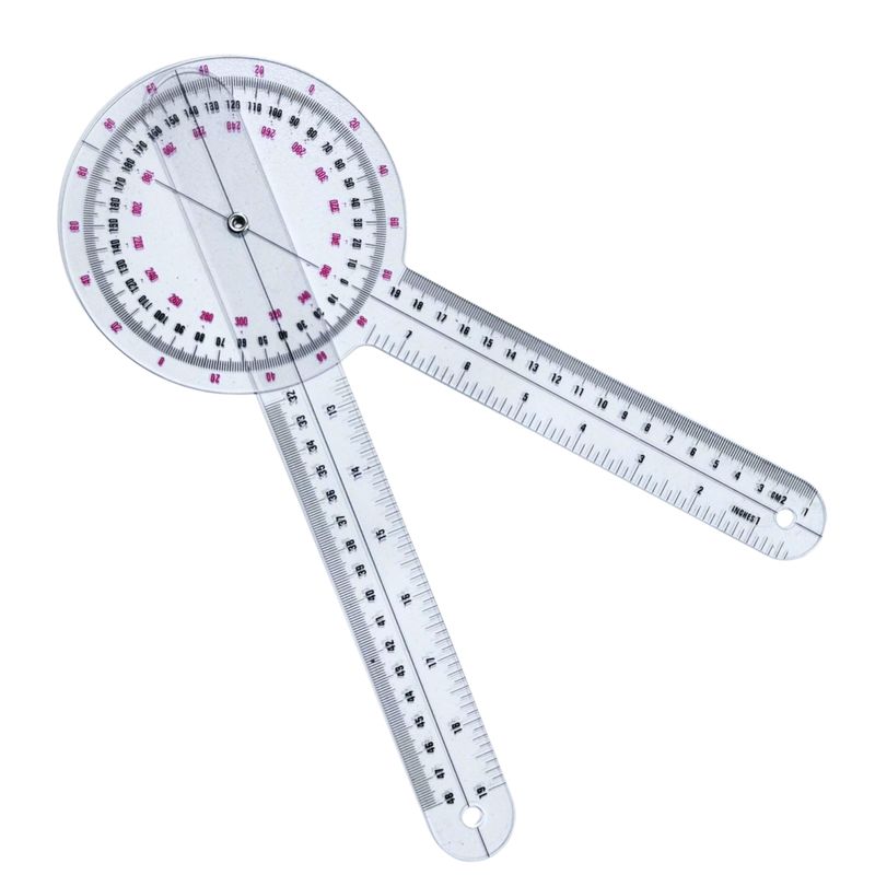 GENERICO - Goniometro regla  20 cm