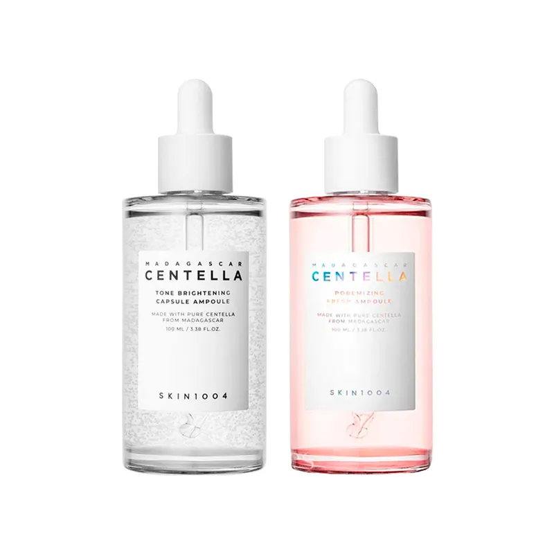 SKIN1004 - Madagascar Centella Ampolla Iluminadora 100ml+Poremizing100ml SKIN1004