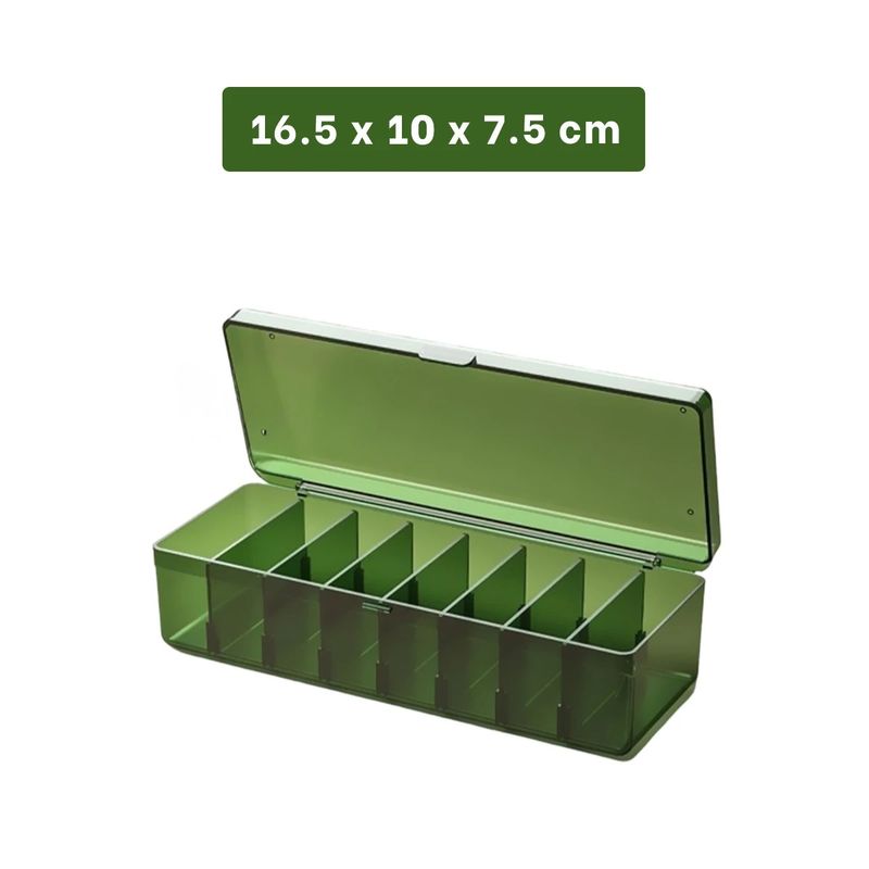 GENERICO - Pack2 Caja para Orden de Articulos Verde Y+Regalo Stickers