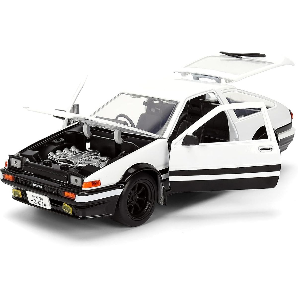 JADA TOYS - Auto Escala de Metal 1-24 Initial D 1986 Toyota Trueno AE86