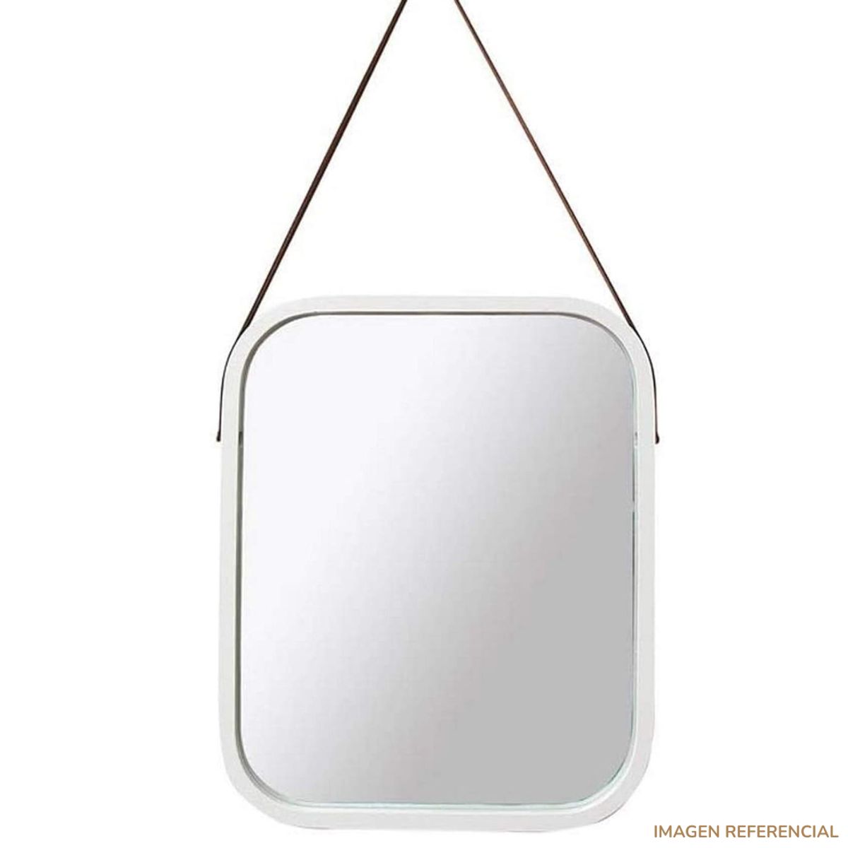 INSPIRA MARKET - Espejo Decorativo Rectangular de Tocador Colgante Blancoo