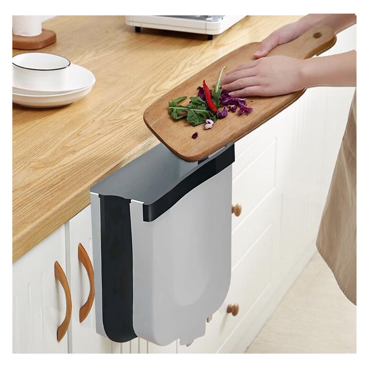 GENERICO - Contenedor para Residuos Diarios Plomo Y+Ligas de Regalo