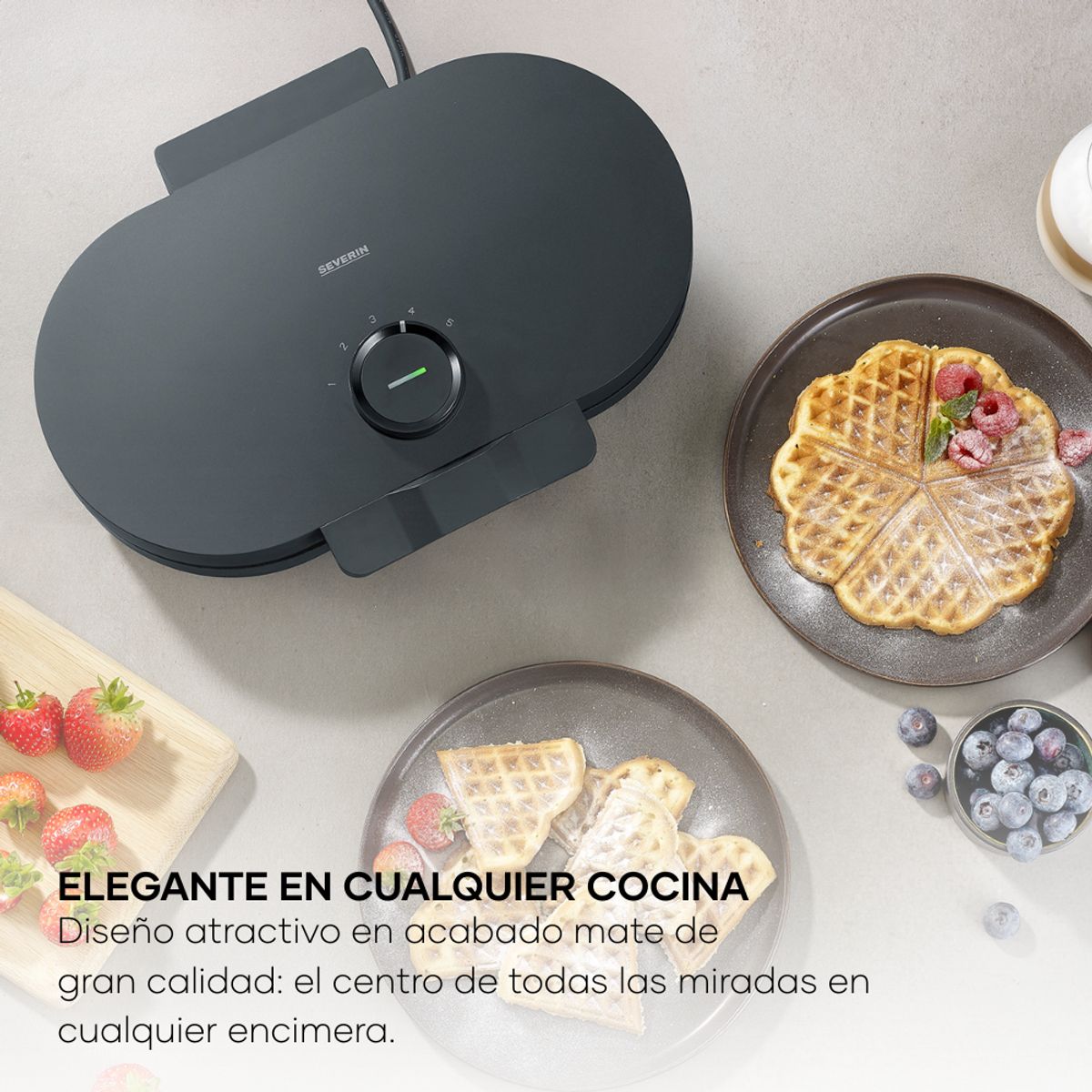 SEVERIN - Waflera Dúo Linea Negra WA 2118