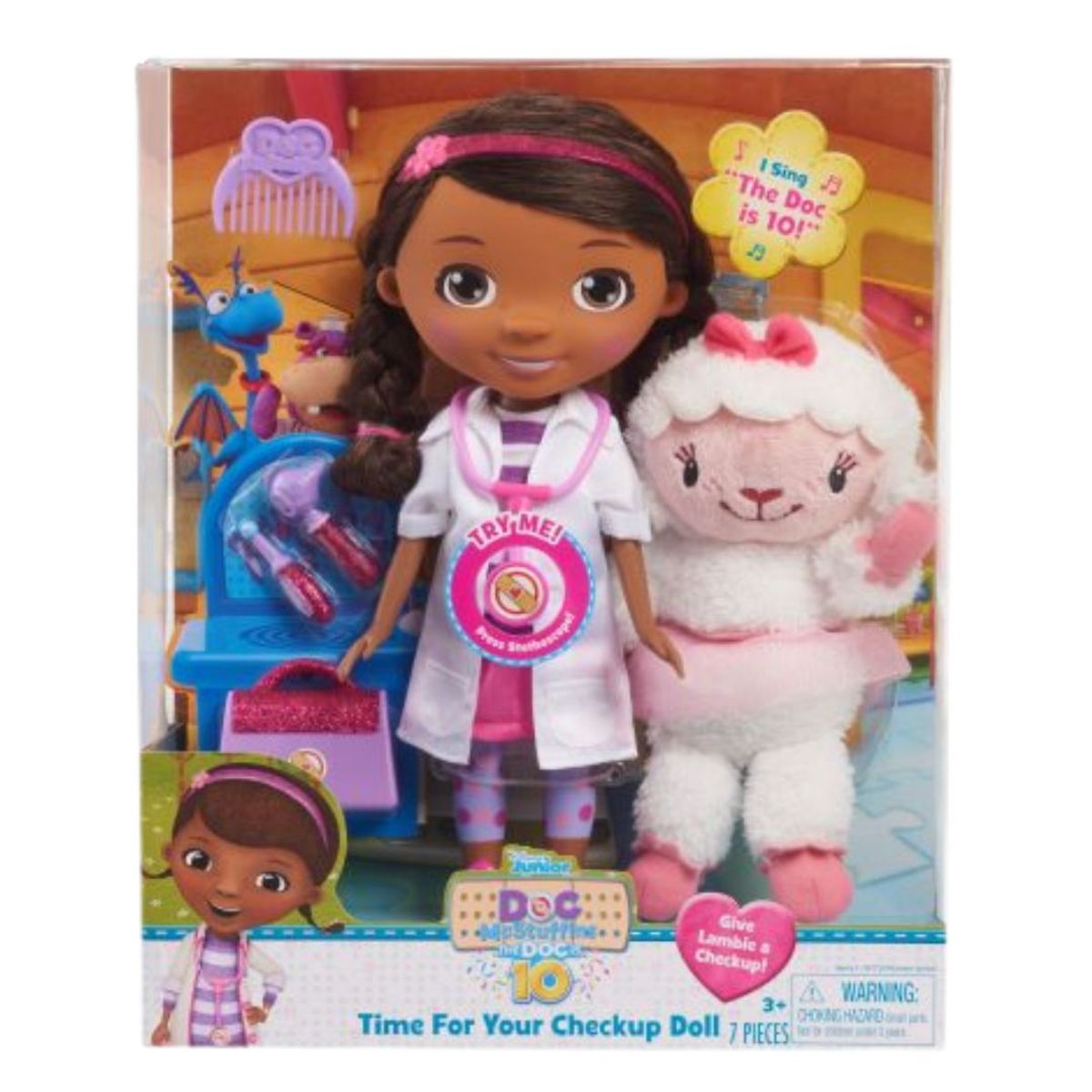 DISNEY CLASICOS - Muñeca Doctora Juguetes y Oveja Lambie