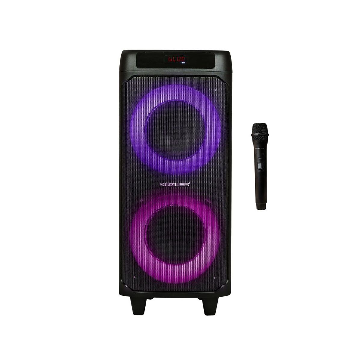 KUZLER - PARLANTE KUZLER KARAOKE CON MICRÓFONO INCLUIDO 1400W ROCKBOX-1