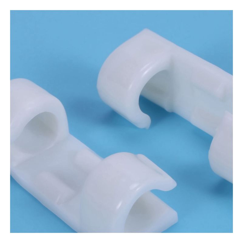 GENERICO - Organizador de Cables 16 Pzas Blanco Y+Ligas de Regalo