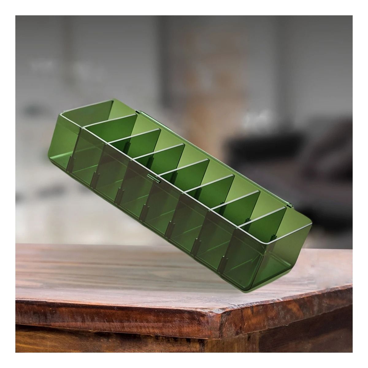 GENERICO - Contenedor de Uso Variado en Tono Verde Y+Ligas de Regalo