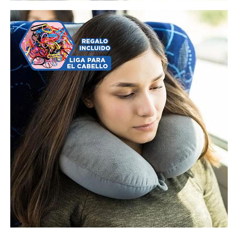 Almohada Dona de Cuello con Gancho Plomo Y+Ligas de Regalo