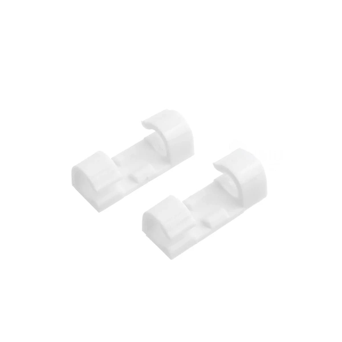 GENERICO - Pack2 Clips para Organizar 16 Pzas Blanco Y+Regalo Stickers