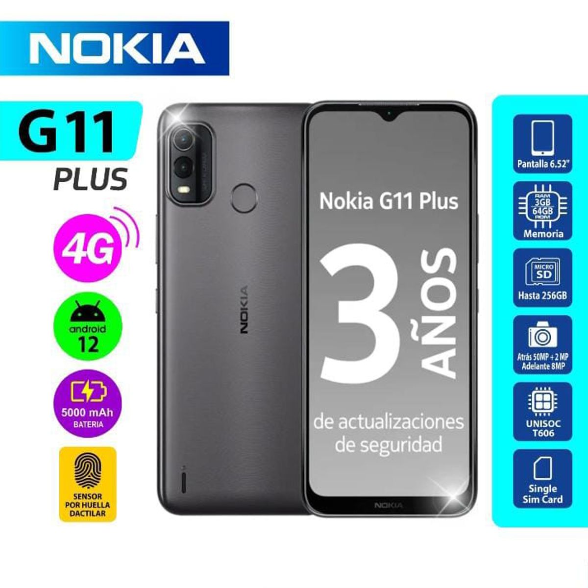 NOKIA - NOKIA G11 PLUS 3RAM Y 64GB