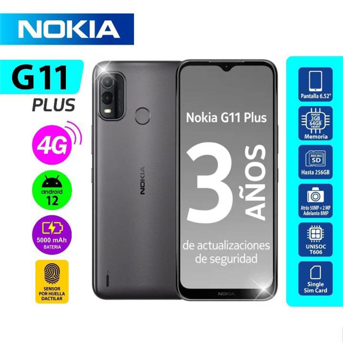 NOKIA - NOKIA G11 PLUS 3RAM Y 64GB