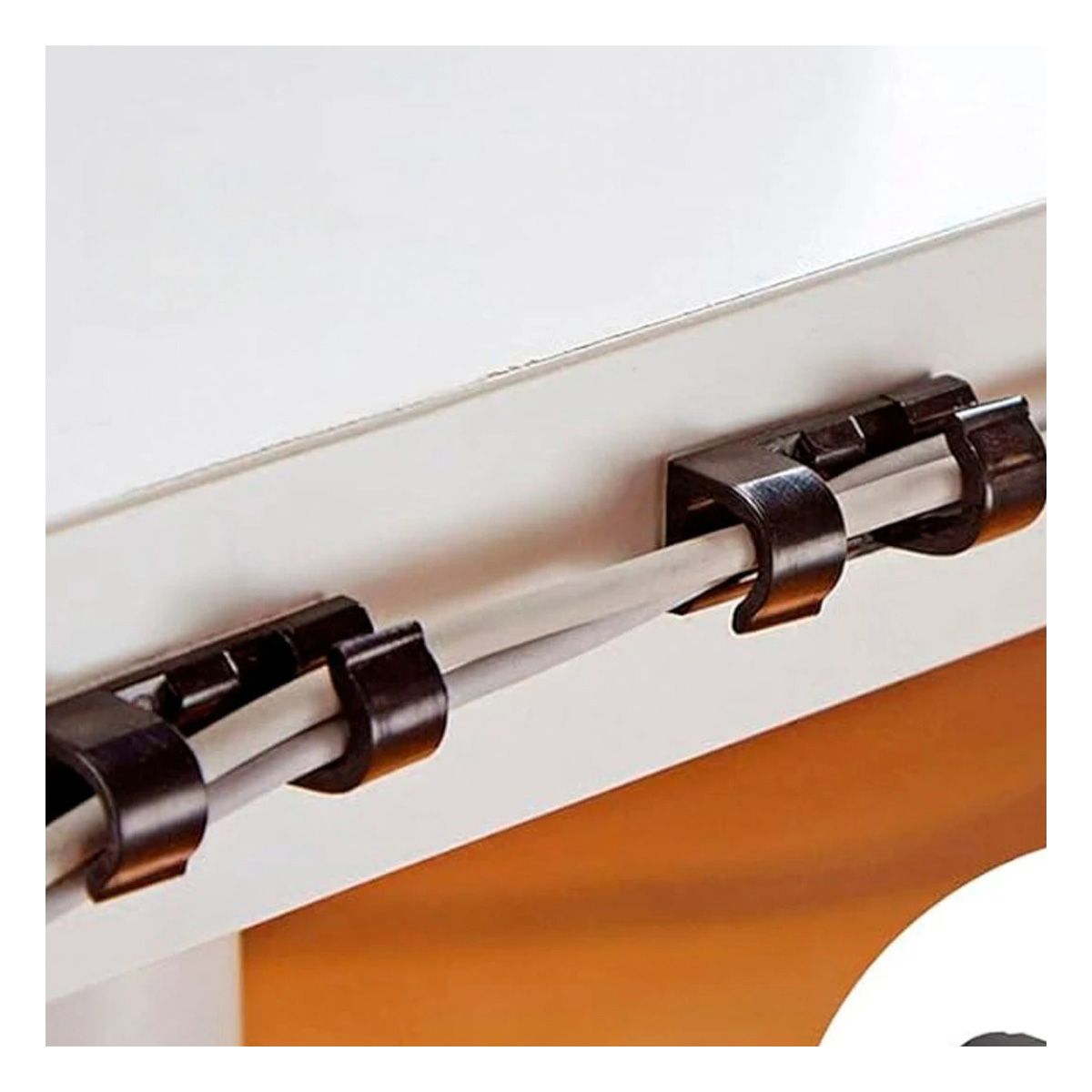 GENERICO - Pack6 Accesorios Clips 16 Pzas en Negro Y+Papel de Regalo