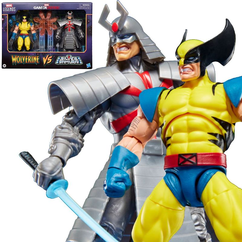 MARVEL - Marvel Legends Gamerverse Wolverine vs Silver Samurai 2 PACK