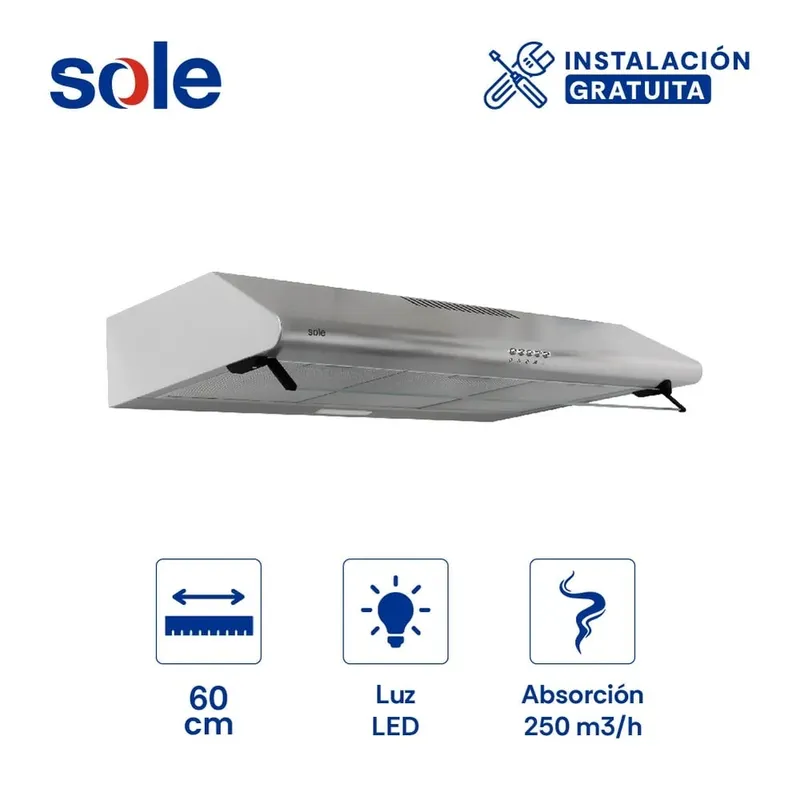 SOLE - Campana Extractora Sole TURE20CO 80cm