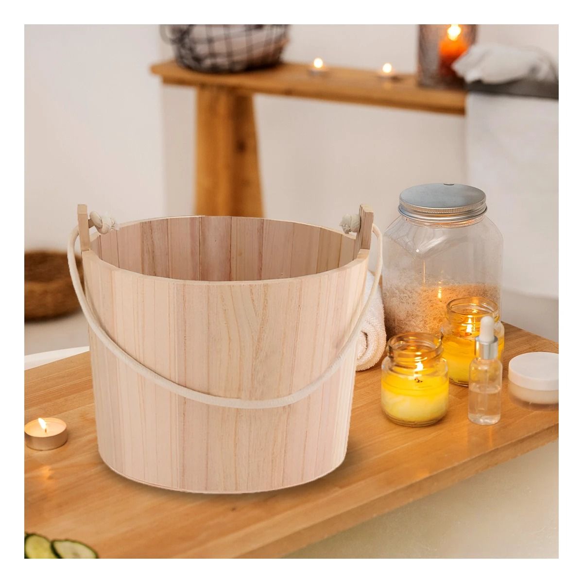 GENERICO - Pack4 Recipiente Idoneo en 20x18cm Y+Papel de Regalo