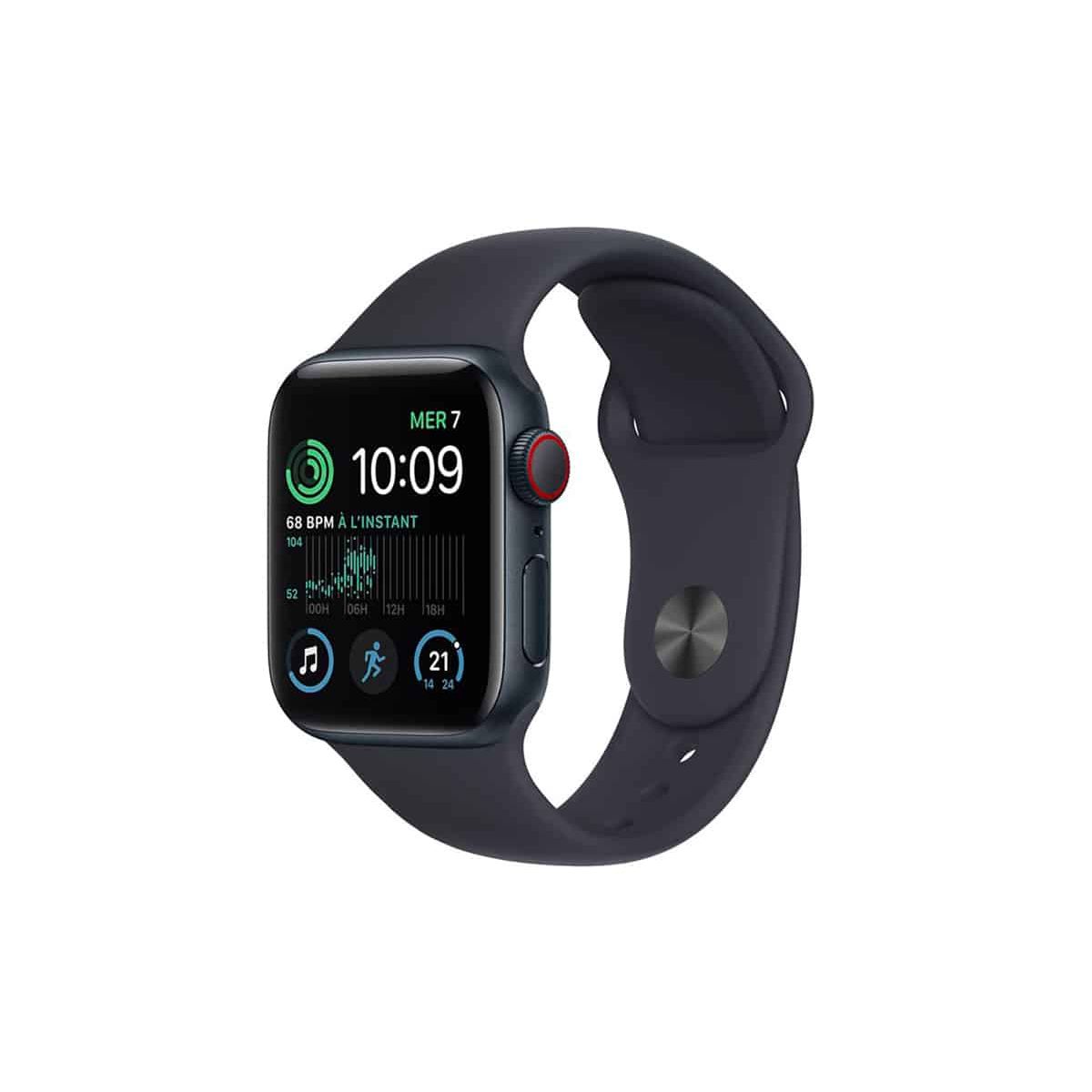 APPLE - Apple Watch SE 2022 44MM GPS+Cellular, Leer descripcion , 32GB Negro Reacondicionado