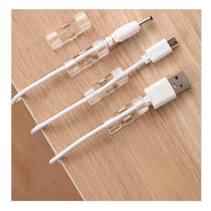 GENERICO - Pack2 Clips de Orden 16 Pzas Transparente Y+Regalo Stickers