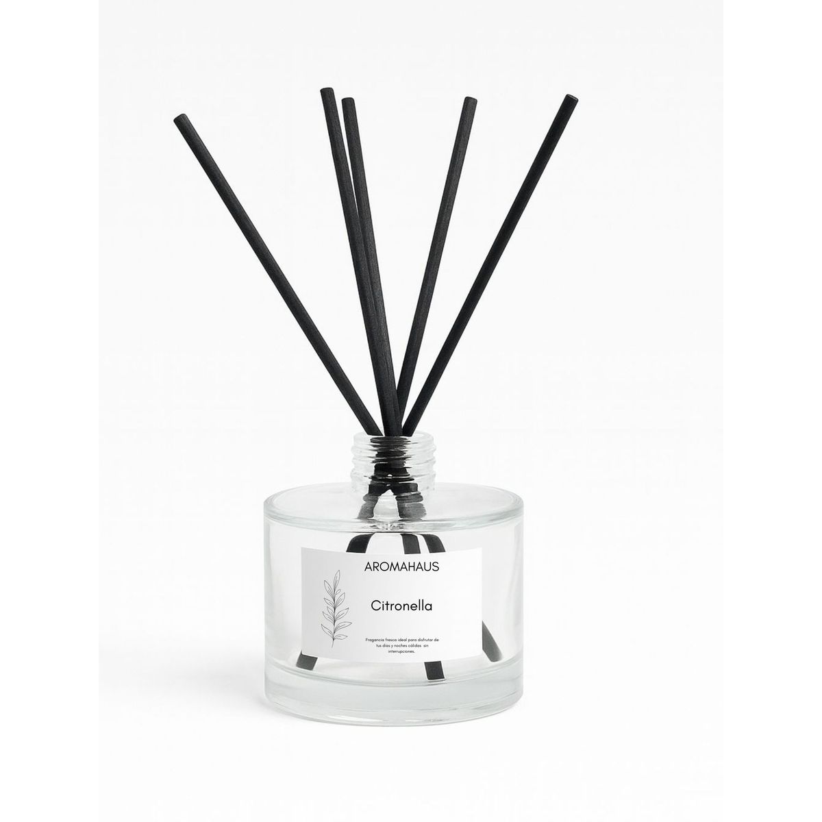 GENERICO - Difusor de varillas 100 ml Citronela  cristal