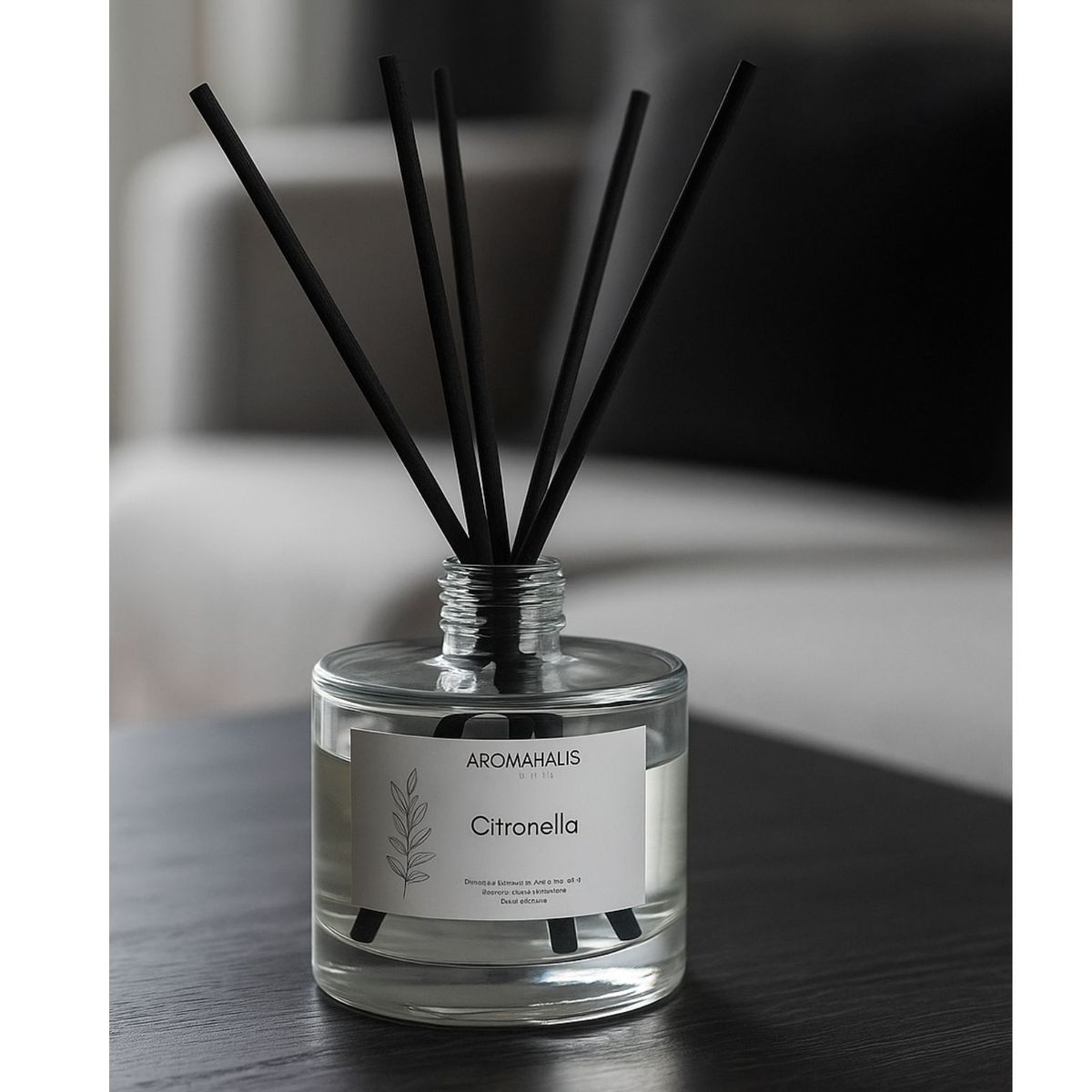 GENERICO - Difusor de varillas 100 ml Citronela  cristal