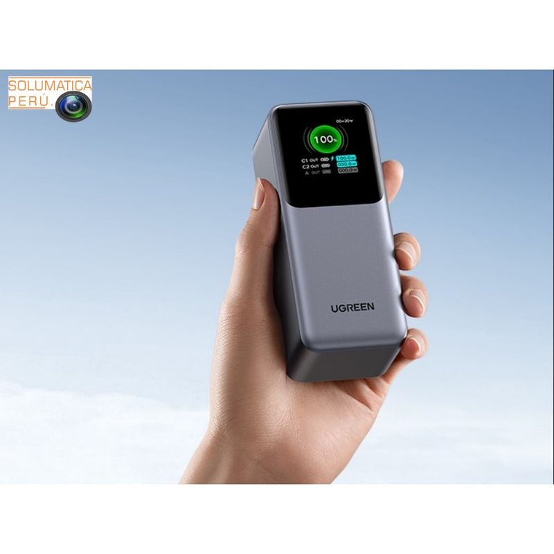 UGREEN - Bateria Portatil - Laptop y Celular 100W 12000mA - Power Bank Ugreen