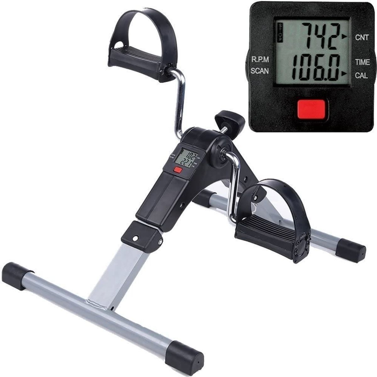 GENERICO - EJERCITADOR MINI BICI PEDALERA BRAZOS PIERNAS