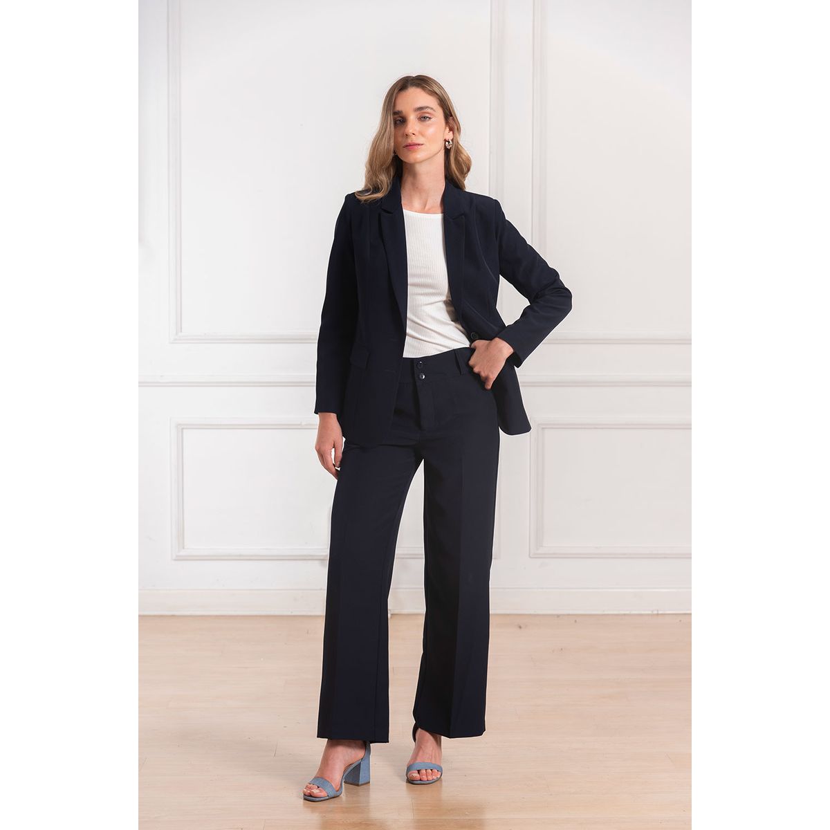 MELANGELS - Pantalón Alba Palazzo