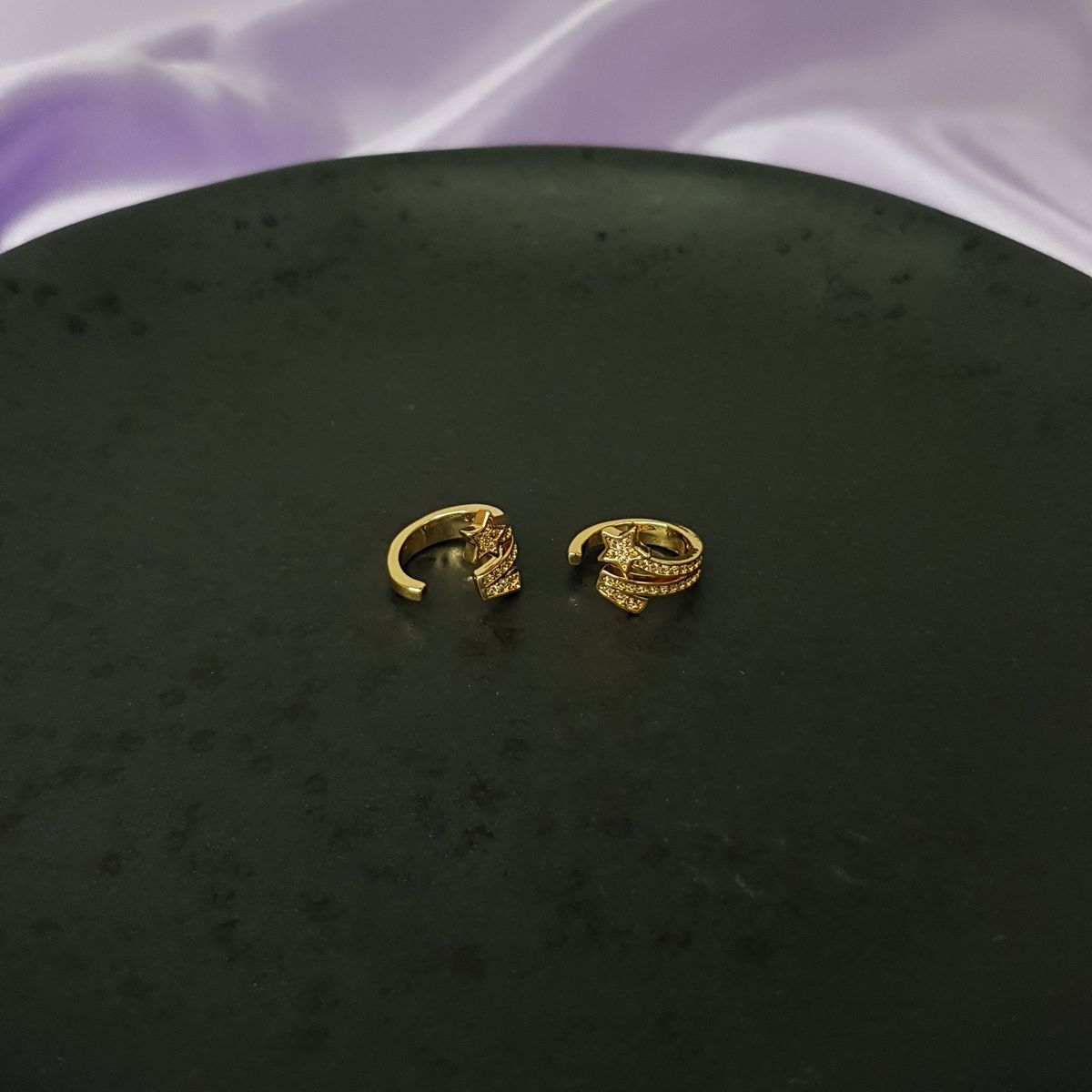 GENERICO - ARETES EAR CUFF ESTRELLA STRASS