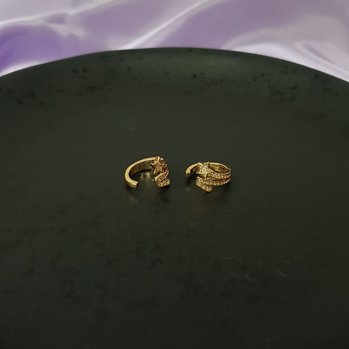 GENERICO - ARETES EAR CUFF ESTRELLA STRASS