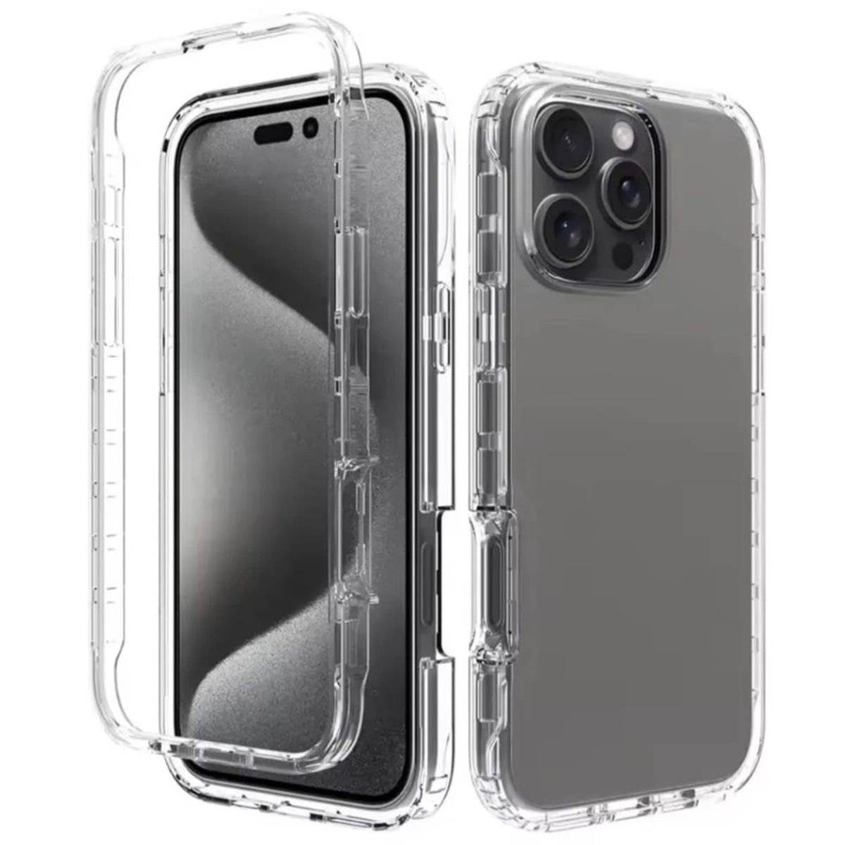 GENERICO - Case 360° Transparente 16 Pro Max