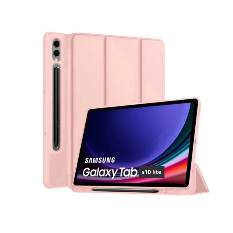 CASE - Funda Smart Cover Porta pencil Para Samsung S10 lite  - rosa