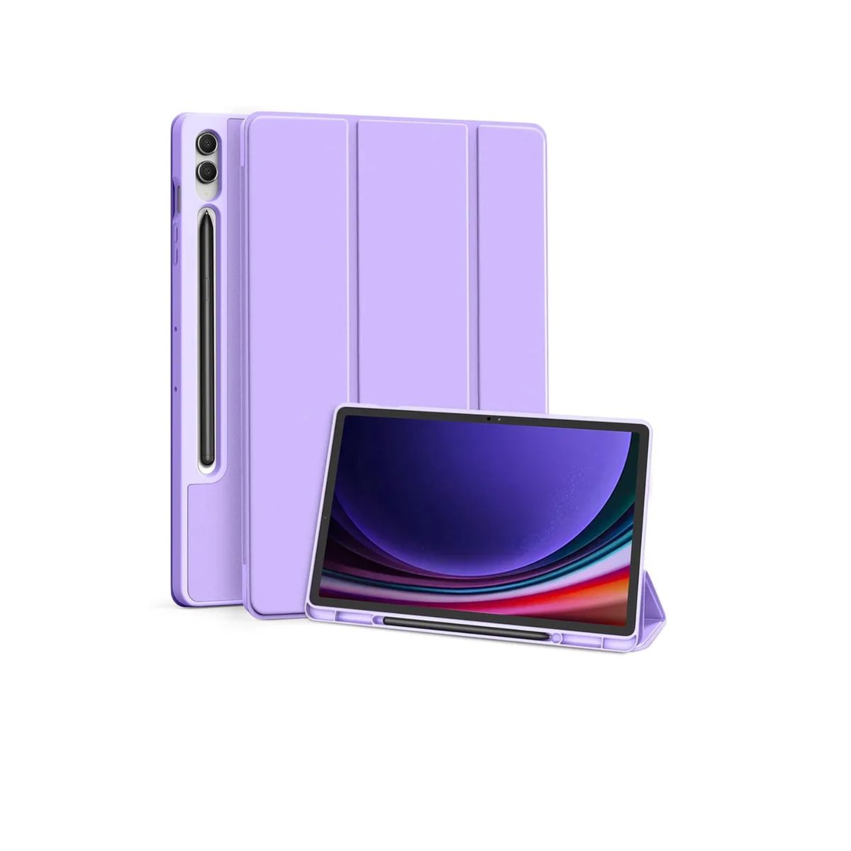CASE - Funda Smart Cover Porta pencil Para Samsung S10 lite  - lila