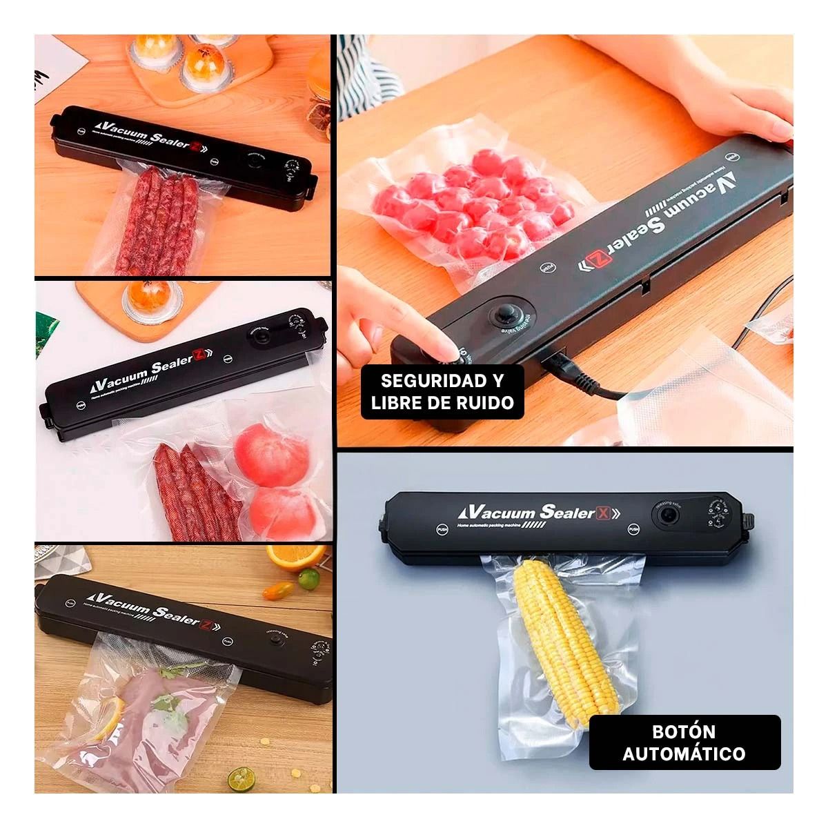 RYBIU IMPORT - Articulo Cerrador de Empaques Color Negro Y+Ligas de Regalo