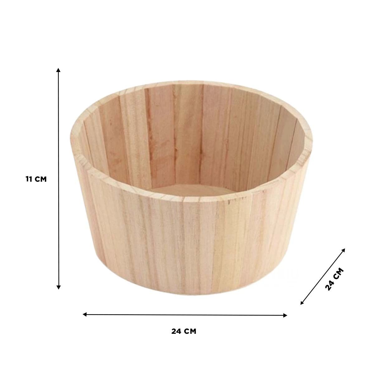 RYBIU IMPORT - Pack12 Recipiente Rustico de 24x11cm Y+Regalo Stickers