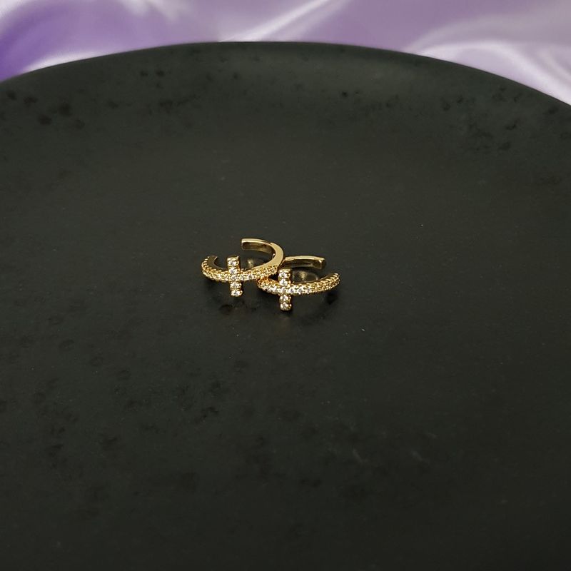 GENERICO - ARETES EAR CUFF CRUZ