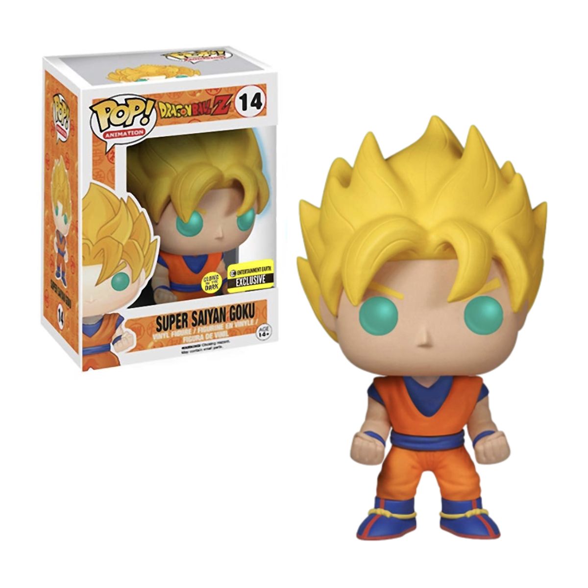 FUNKO - Super Saiyan Goku Funko Pop 14 Glow in the Dark Exclusivo