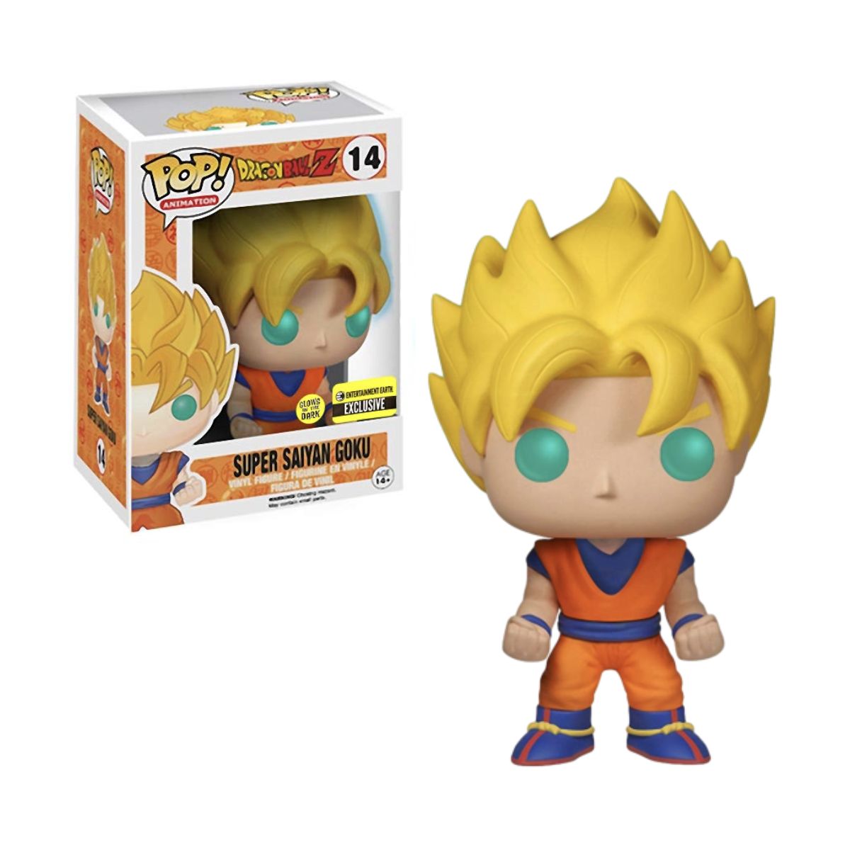 FUNKO - Super Saiyan Goku Funko Pop 14 Glow in the Dark Exclusivo