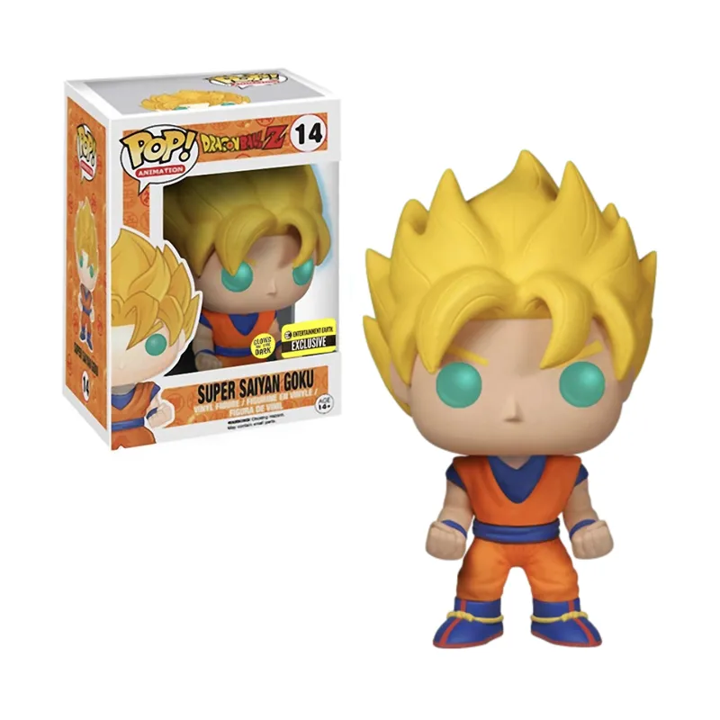 FUNKO - Super Saiyan Goku Funko Pop 14 Glow in the Dark Exclusivo