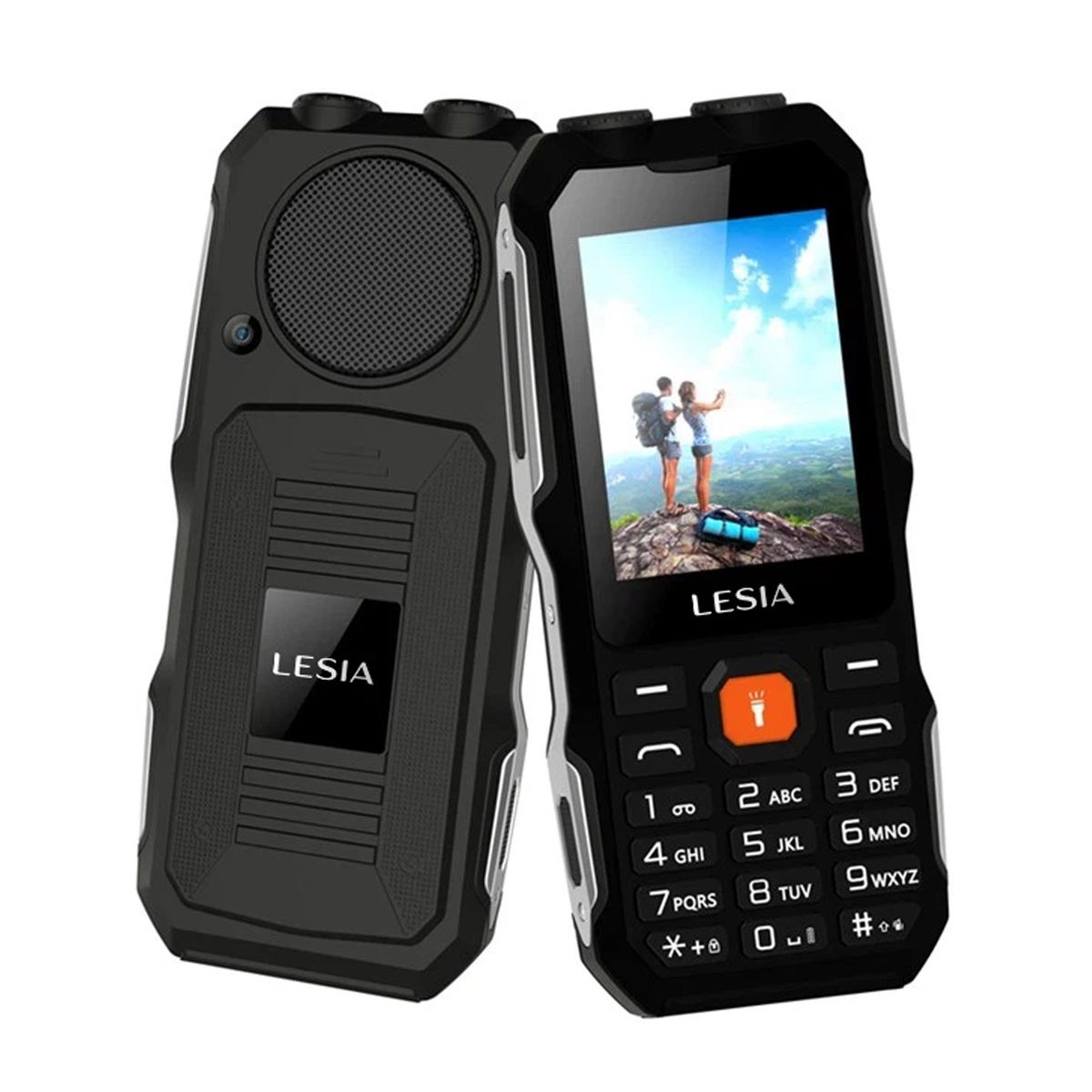 GENERICO - Celular Basico Lesia Mega 4G Black Conectividad Rápida y Fluida