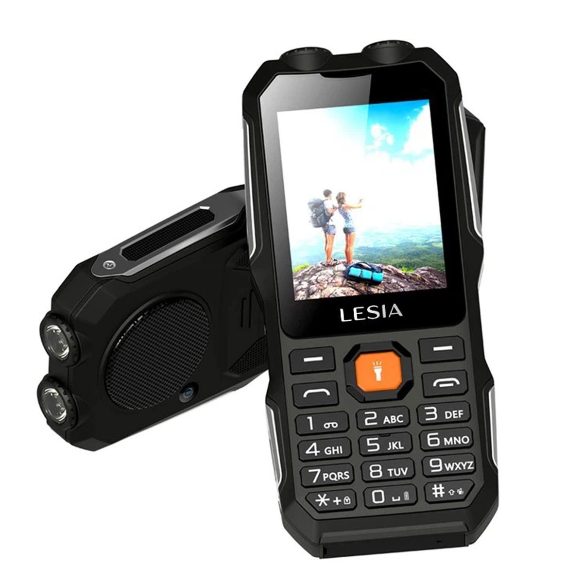 GENERICO - Celular Basico Lesia Mega 4G Black Conectividad Rápida y Fluida