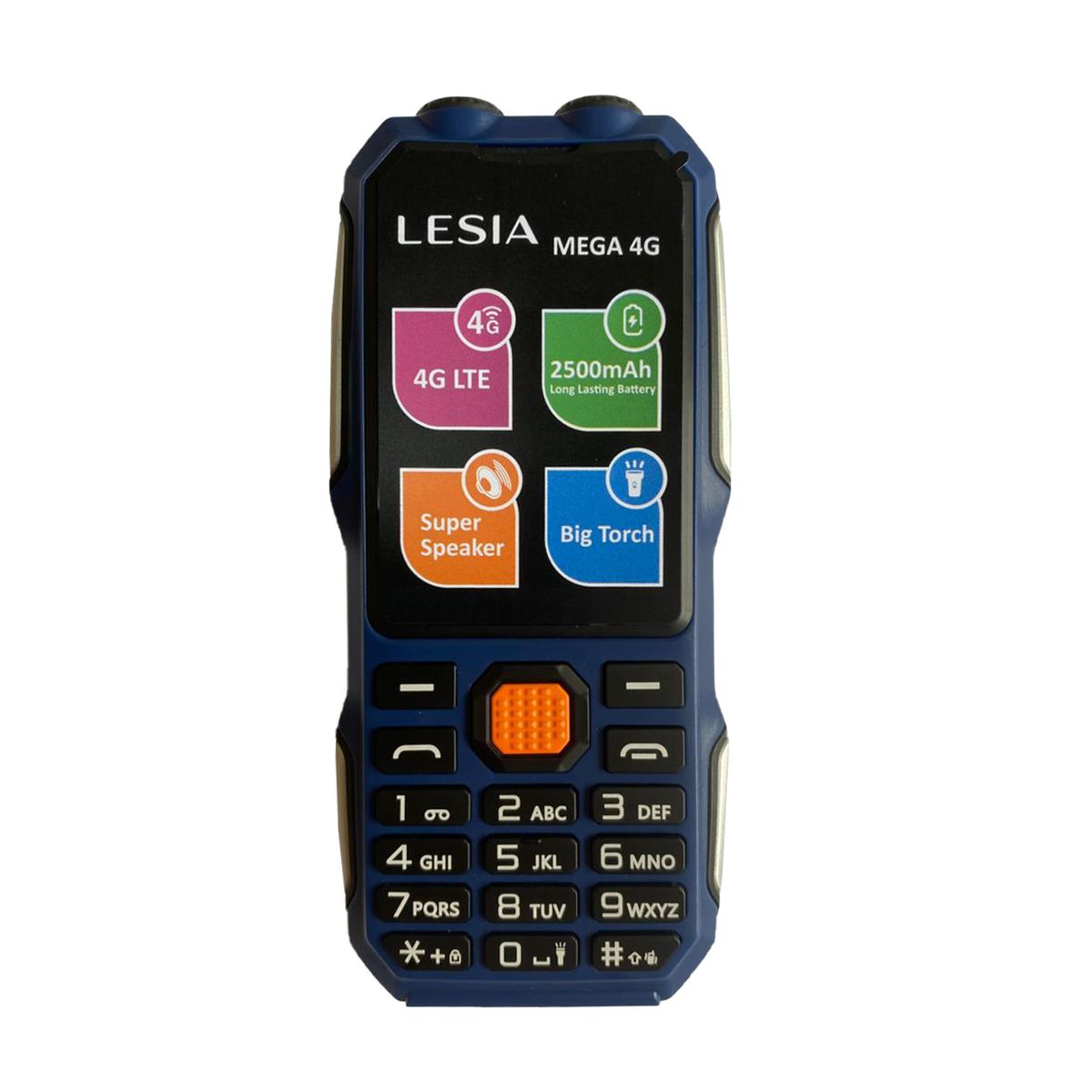 Celular Basico Lesia Mega 4G Blue Conectividad Rápida y Fluida, marca GENERICO - Foto Principal