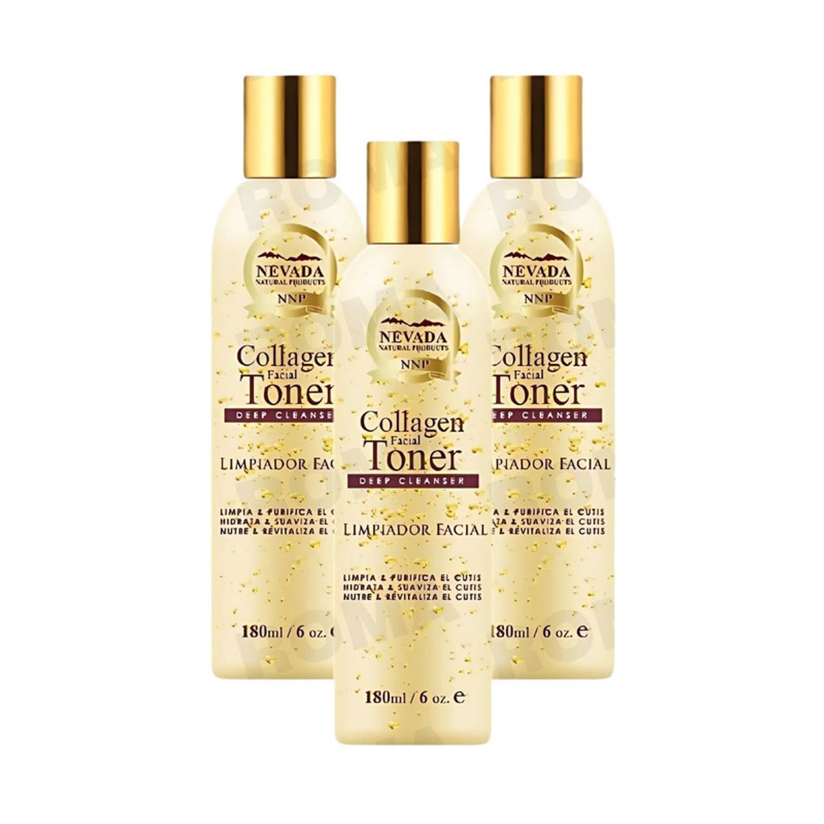 NEVADA NATURAL PRODUCTS - PACK 3 TÓNICO FACIAL DE COLÁGENO 180ML NEVADA