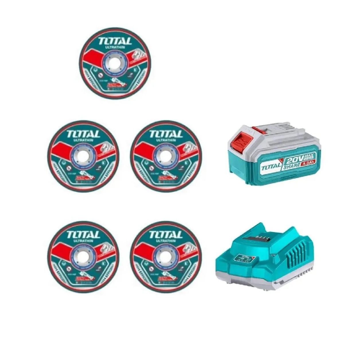 Total Tools - AMOLADORA ESMERIL INALÁMBRICA TAGLI261521