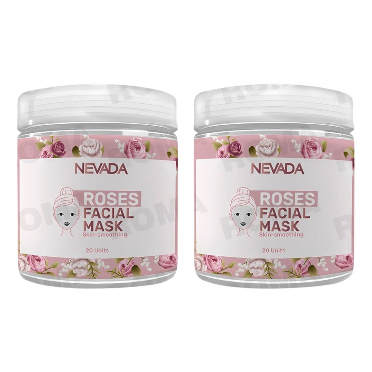 NEVADA NATURAL PRODUCTS - PACK 2 MASCARILLA FACIAL DE ROSAS 20UND NEVADA