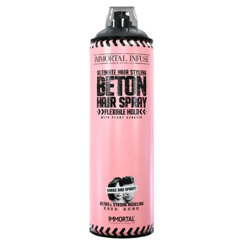 GENERICO - Immortal Infuse Laca Mate para el Cabello BETON Pink 500ml