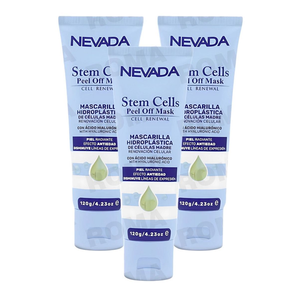 NEVADA NATURAL PRODUCTS - PACK 3 MASCARILLA PEEL OFF  CÉLULAS MADRES 120G NEVADA
