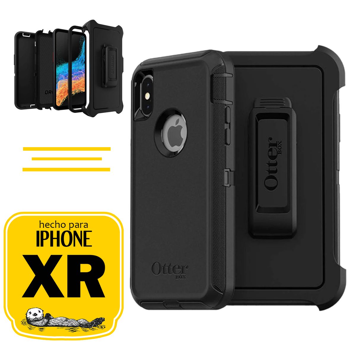 GENERICO - Otterbox Case Iphone XR Con Marca