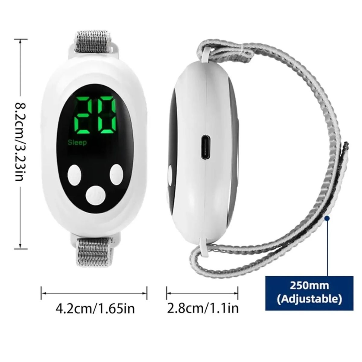 OEM - Dispositivo Inteligente Para Dormir - Ansiedad Neurocontrol De 20 Niveles