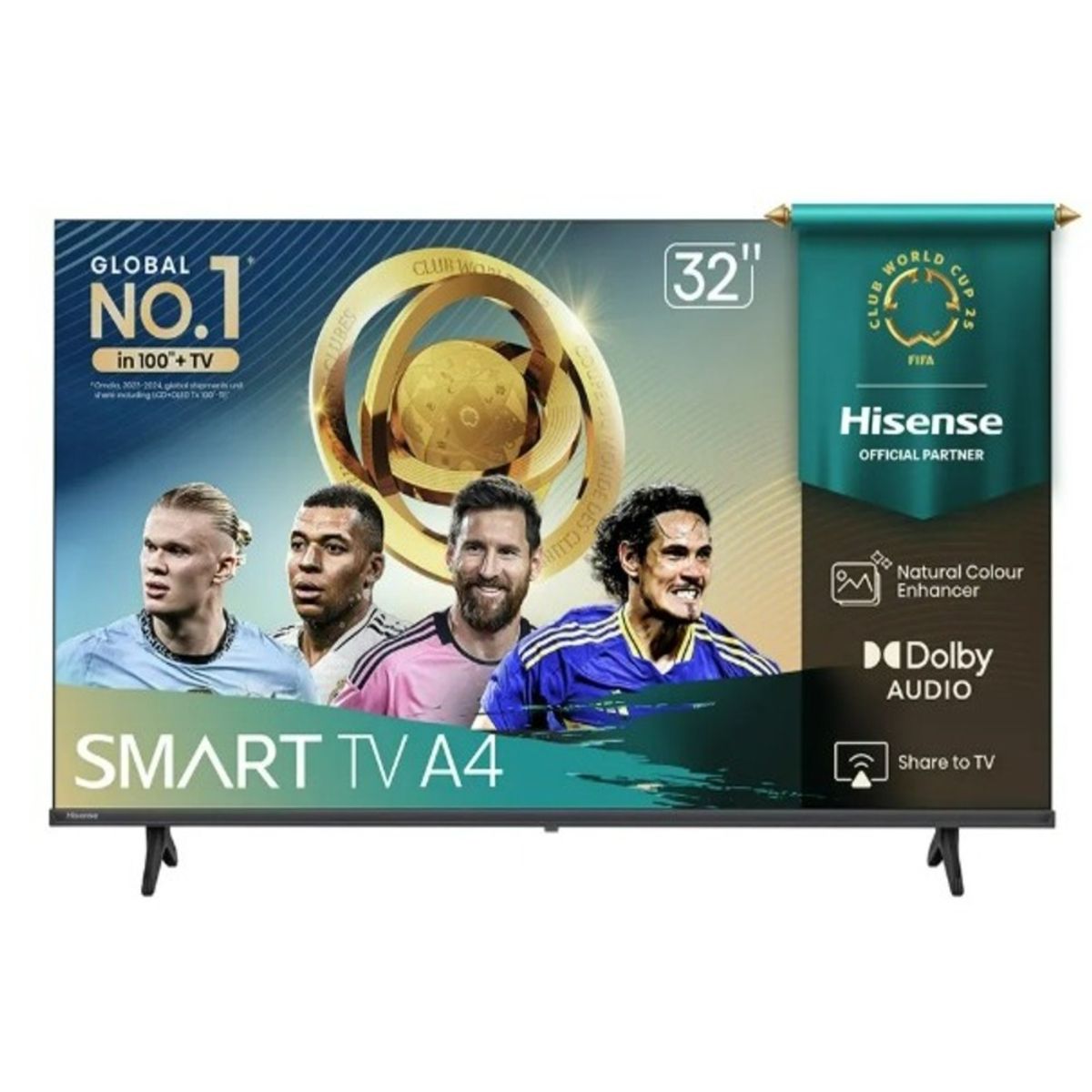 HISENSE - Televisor Hisense Led 32 Smart HD VIDAA 32A4NV 2025