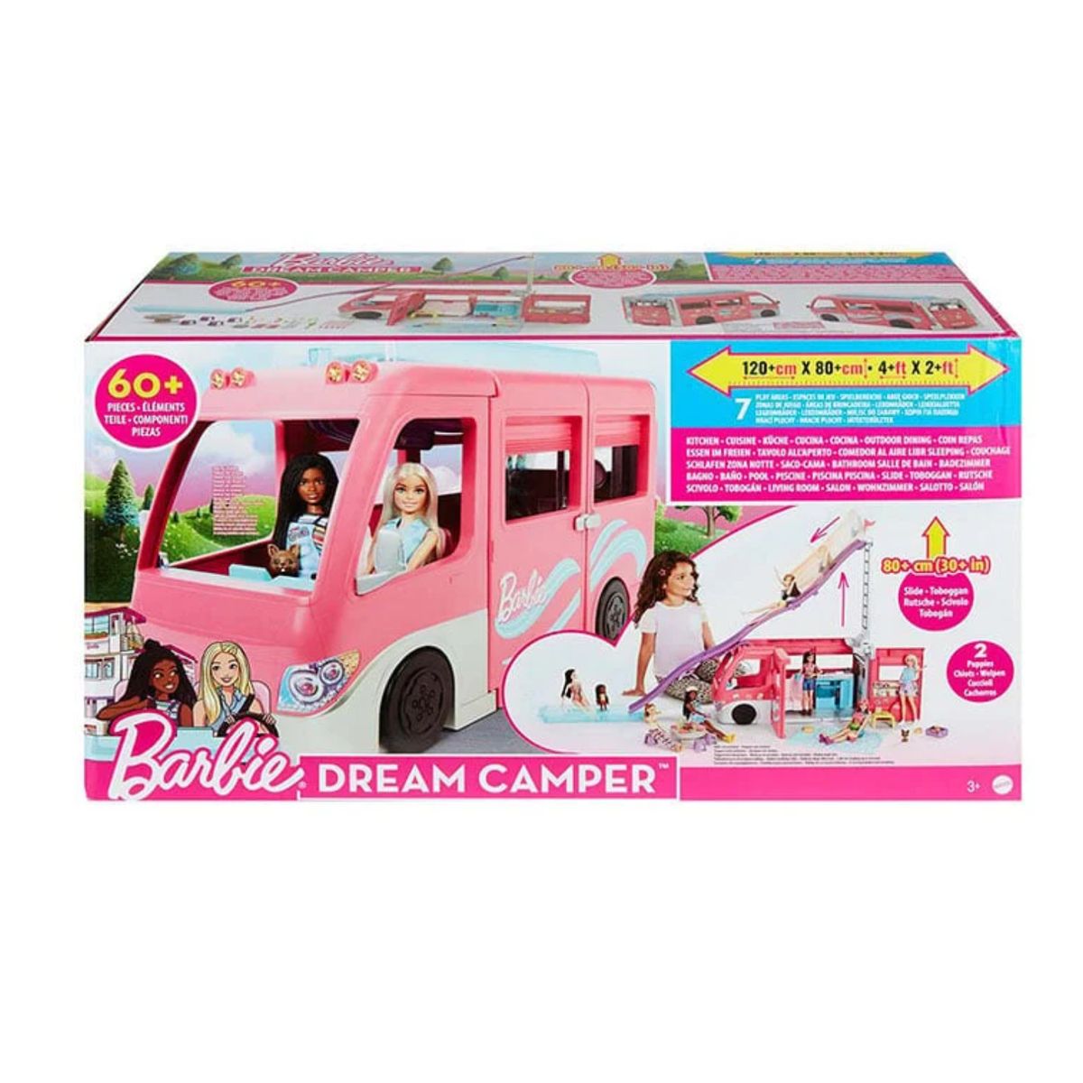 BARBIE - CAMPER DE MUÑECAS PARA NIÑAS